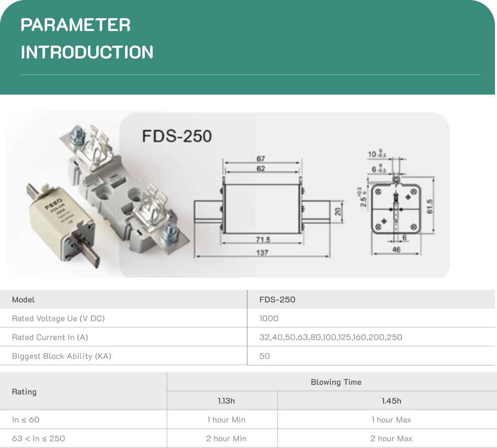 Specifications and Installation