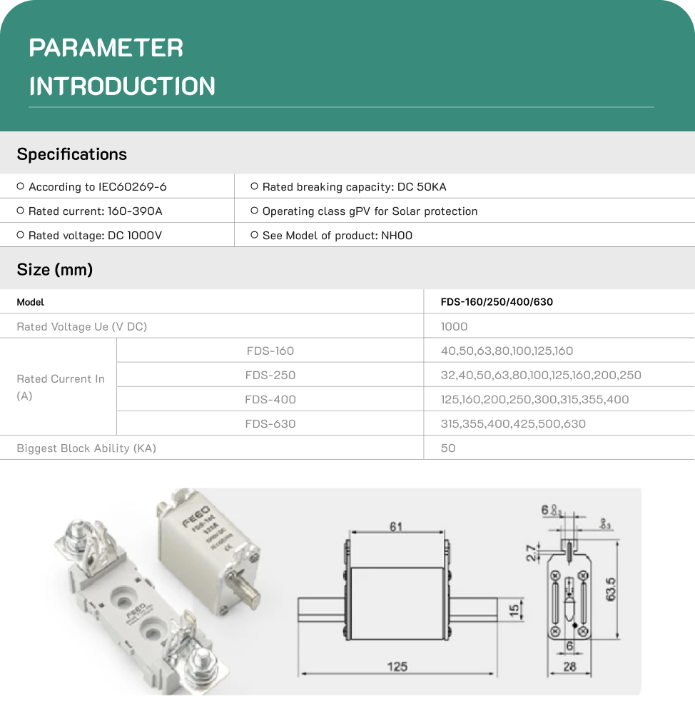Specifications and Installation