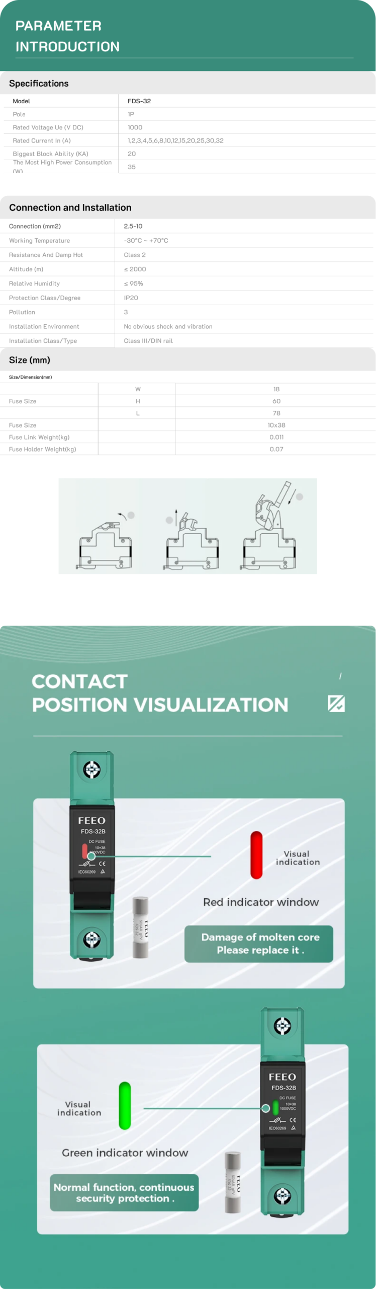 Specifications and Installation