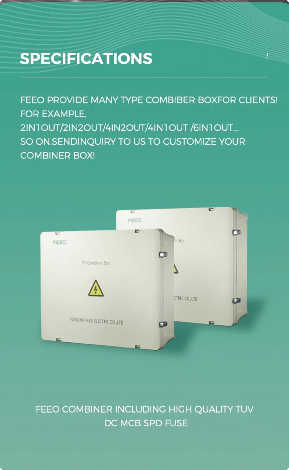 Specifications and Installation