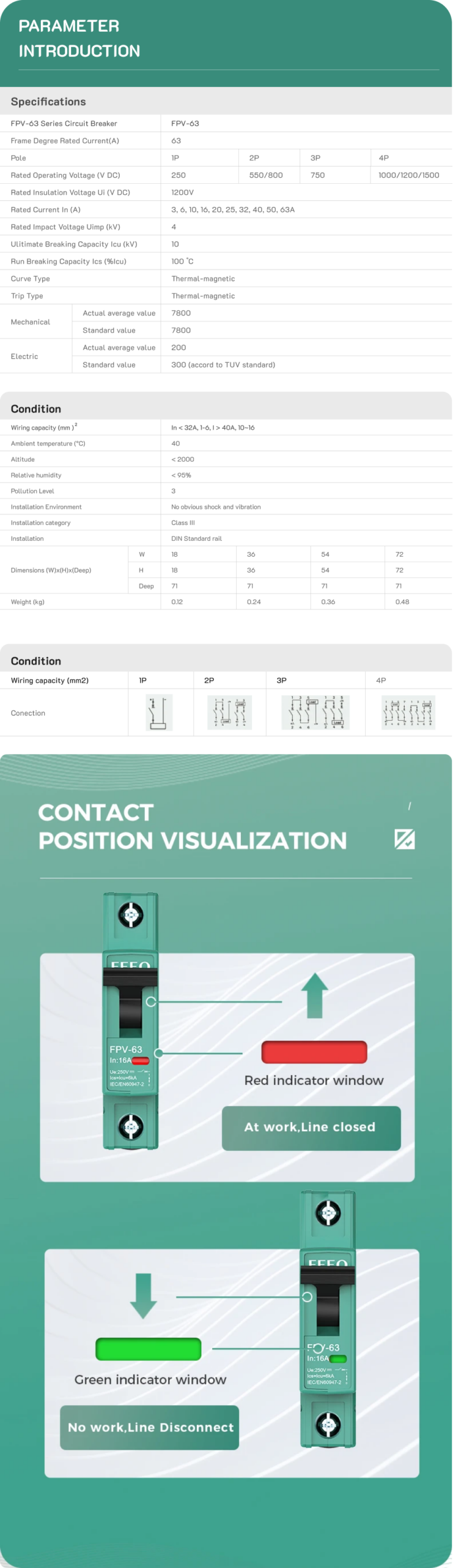 Specifications and Installation